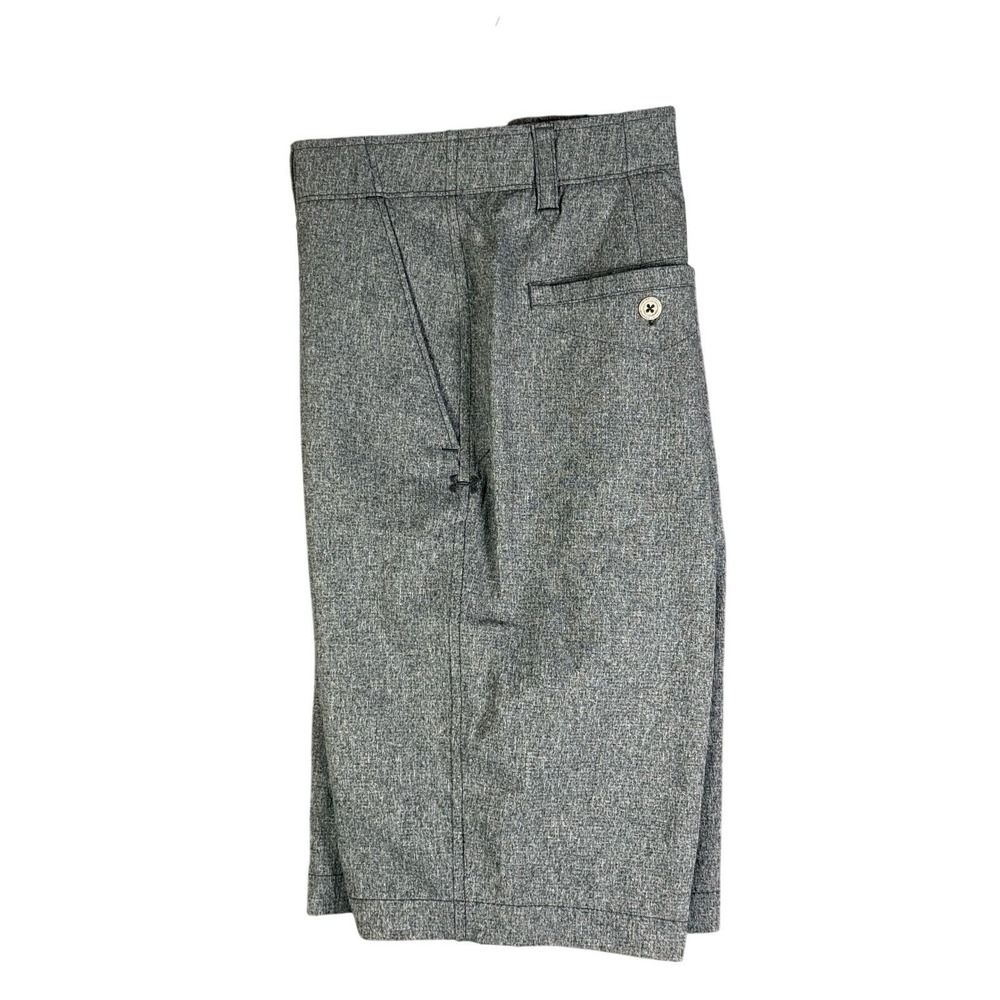 Under Armour Golf Match Play Heatgear Flat Front Activewear Shorts Gray Mens 34